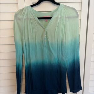 Lilly Pulitzer Ombre Blouse